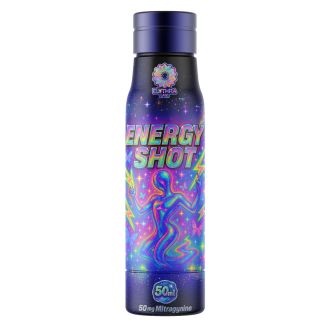 Elythra Labs Energy Shot 50ml palack 50mg mitragyninnel, tr&oacute;pusi &iacute;zű energiaital L-karnitinnel, taurinnal, B-vitamin komplexszel &eacute;s C-vitaminnal az erőteljes energial&ouml;ket&eacute;rt.