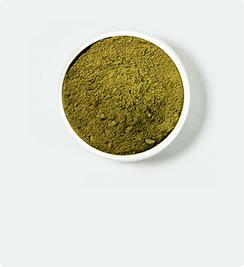 A fehér tál piros kratommal
